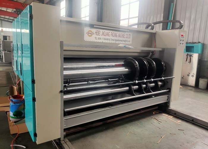 Chain Feed Corrugated Box Printing Machine 2 Color Slotter Die Cutter