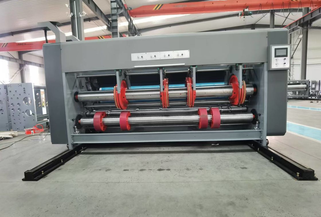 Semi Automatic Chain Feeding Flexo Paperboard Printer Slotter Die Cutter Machine Corrugados Cardboard Making Machine