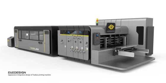 1-5色印刷と300-800mmプリンターローラーを持つカスタマイズ可能なピザボックス製造機械